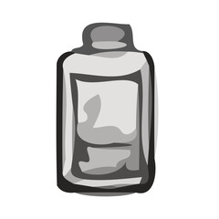 bottle illustration isolated in white