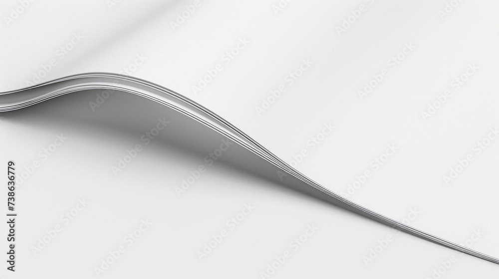 Poster A close-up view of a fork and knife placed on a table. This image can be used to depict dining, restaurant, or food-related themes