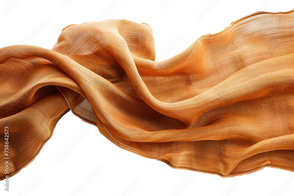 Poster A detailed view of a piece of fabric on a white surface. This versatile image can be used for various design projects