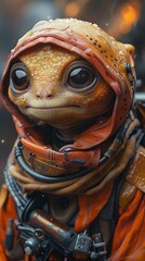 Alien pet adoption day cuddly cosmic creatures interstellar companionship