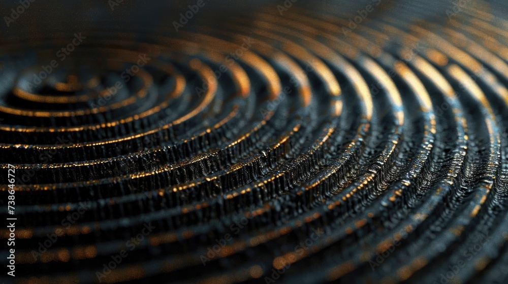 Poster a detailed close-up view of a metal surface. suitable for industrial and abstract concepts