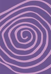 Card (abstract poster) of flat geometric silhouettes on a deep pastel background. Digital illustration is suitable for interior printing, branding, social networks, wedding design.