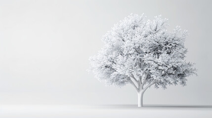 White tree