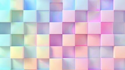 pastel colored cube background