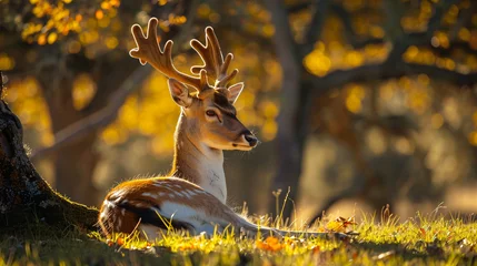 Poster fallow deer © Mishi