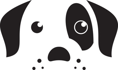 Dog black vector logo desgin