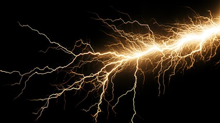 lightning strike colored 3d UHD WALLPAPER