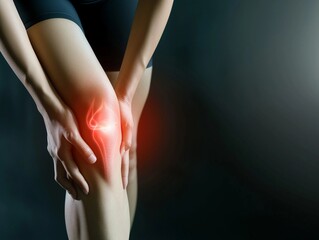 Athletic Knee Pain Concept