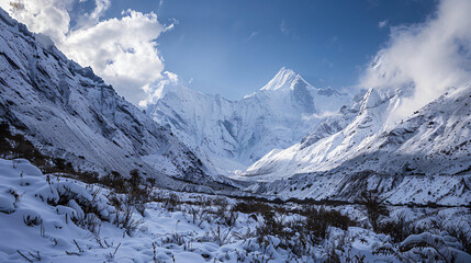 Beautiful Himalaya mountains