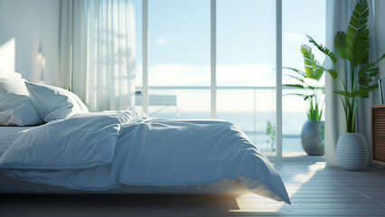Minimalist Luxury: High-Resolution Photos of a Modern Bedroom