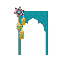 ramadan frame illustration