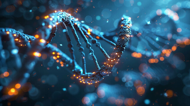 Molecular biologist using CRISPR technology for genome editing targeting specific genetic disorders