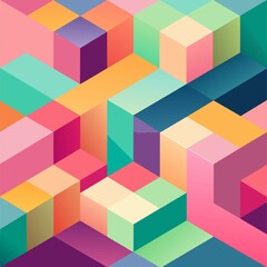 abstract background with cubes