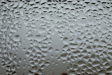 water drops on the window