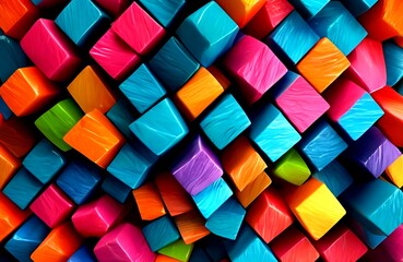 Beautiful colorful shapes abstract background. colorful background and wallpaper