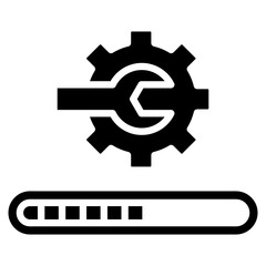 Repair Status Update Icon Element For Design