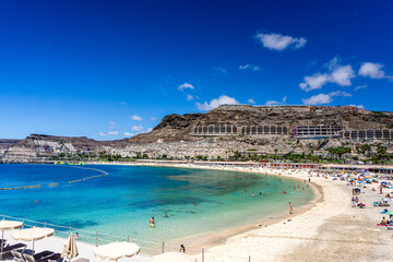 Amadores Beach and Promenade on Gran Canaria.