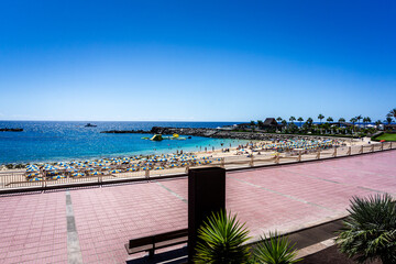 Amadores Beach and Promenade on Gran Canaria.