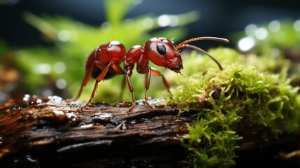 amazing ants carry fruit heavier than their bodie UHD WALLPAPER