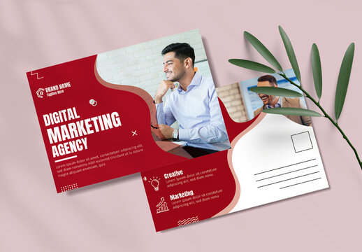 Marketing Agency Postcard
