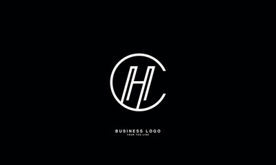 HC, CH, H, C, Abstract Letters Logo Monogram