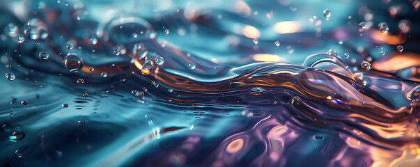 Vibrating liquid patterns responding to unseen frequencies, forming a visual symphony of soundwaves frozen in time