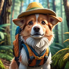 Forest Explorer: A Canine Merchant's Adventure: a dog