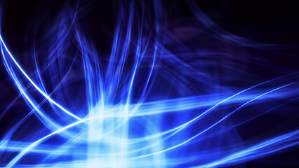 Abstract background with neon waves and led inserts. Modern background