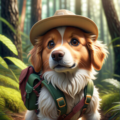 Forest Explorer: A Canine Merchant's Adventure: a dog