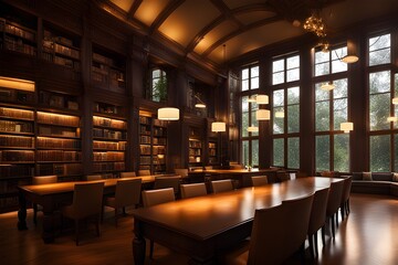 Obraz premium Library