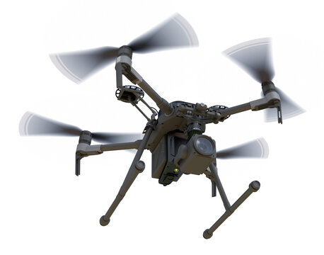 dji matrice 210 rtk drone isolated