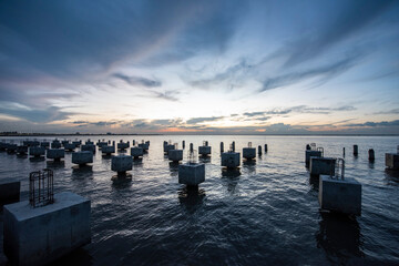 Obraz premium THAILAND CHONBURI MUEANG COAST ROAD BRIDGE