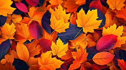 Autumn background with copy space Autumn season changes background