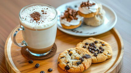 Cookies and cappuccino