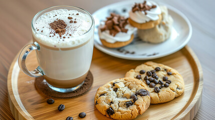 Cookies and cappuccino