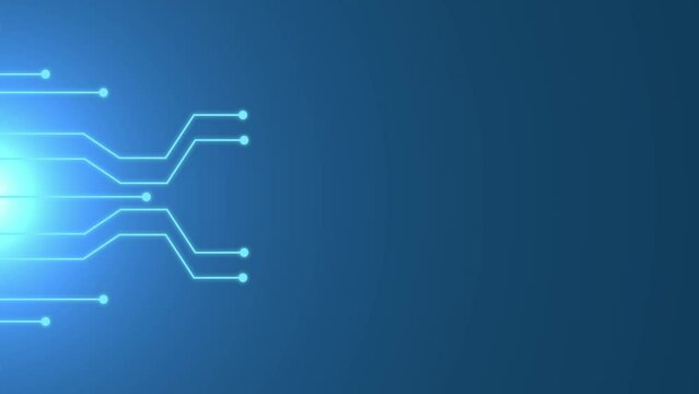 abstract blue background with tecnology lines