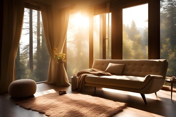 the living room sofa