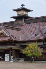 日本　北海道函館市にある五稜郭公園内の箱館奉行所