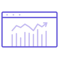 Stock Market Webpage Icon