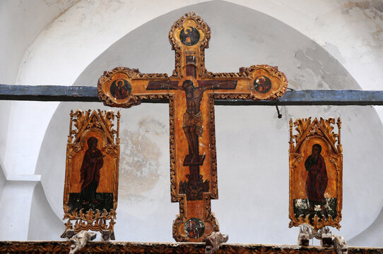 Famagusta, Cyprus. April 14, 2013. St. Barnabas Monastery and Icon Museum is in Famagusta, Cyprus