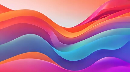 Obraz premium Oil painting artistic image of 3D colorful background. 3d shape layer background.