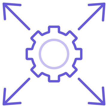 Network Scalability Icon