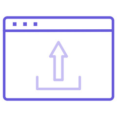 Webpage Upload Icon