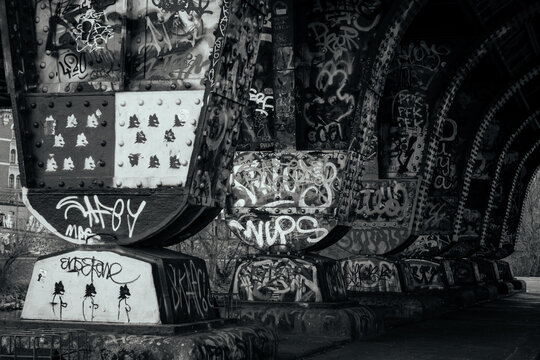 Grafitti, Donaukanal, Wien