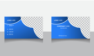   creativity and  simple clean vectore business card design . 