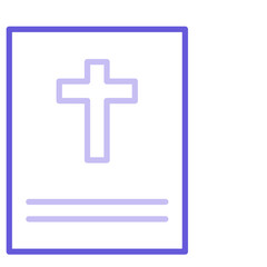 Obraz premium Death Certificate Icon