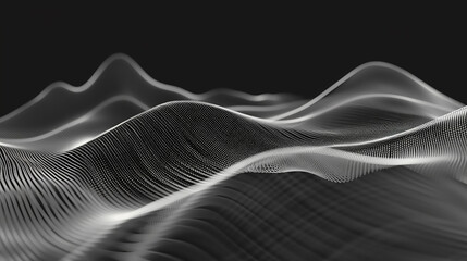 Blue minimal wavy lines abstract futuristic tech background. digital banner design. wave element for design. Digital frequency track equalizer. Stylized line background. abstract background.