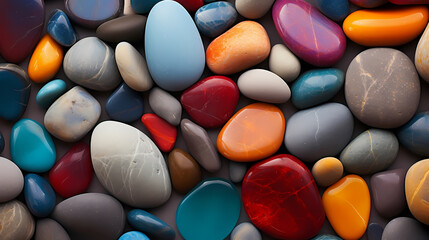 Beautiful colorful pebbles wallpaper