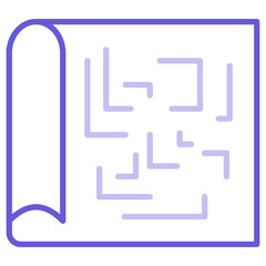 Construction Blueprint Icon