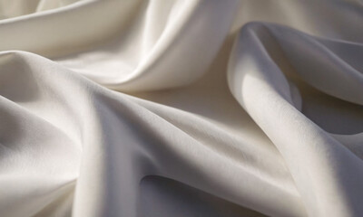 Obraz premium White linen fabric texture